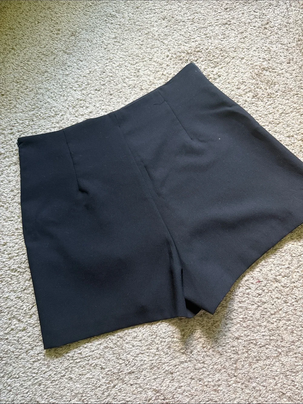 Zara Black Asymmetric Skort